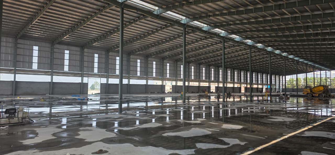 Industrial warehouse exterior in Ahmedabad